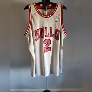 Vintage Authentic Chicago Bulls #2 Curry Jersey XXL LENGTH +2
